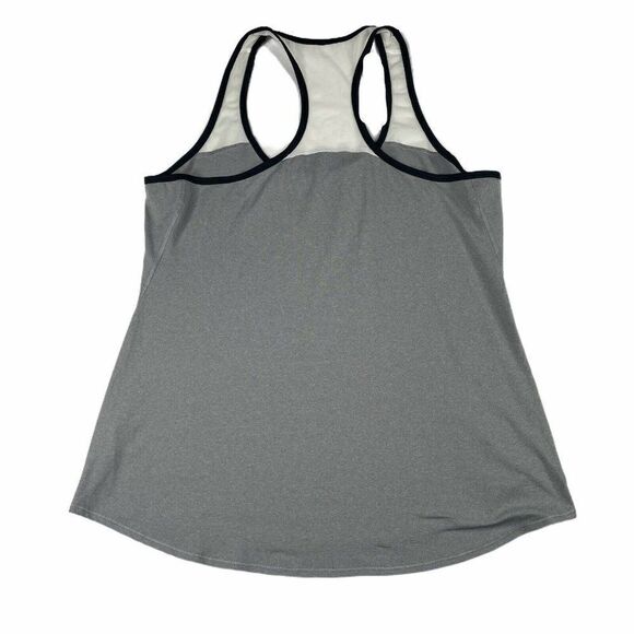 Athleta Chi Mesh Racerback Tank Gray - Picture 3 of 5